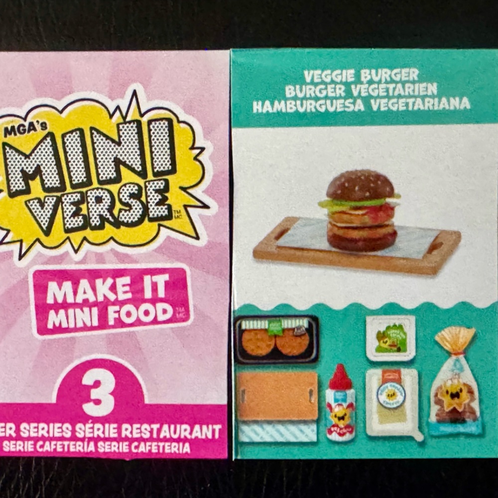 Veggie burger diner series 3
Miniverse make it mini food dinner